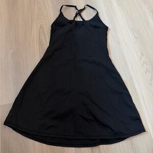HALARA Black Backless Dress